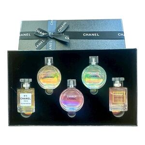CHANEL Mini Perfume Discovery Set 5-Piece GWP N°5-Coco Mlle & Chance Collection
